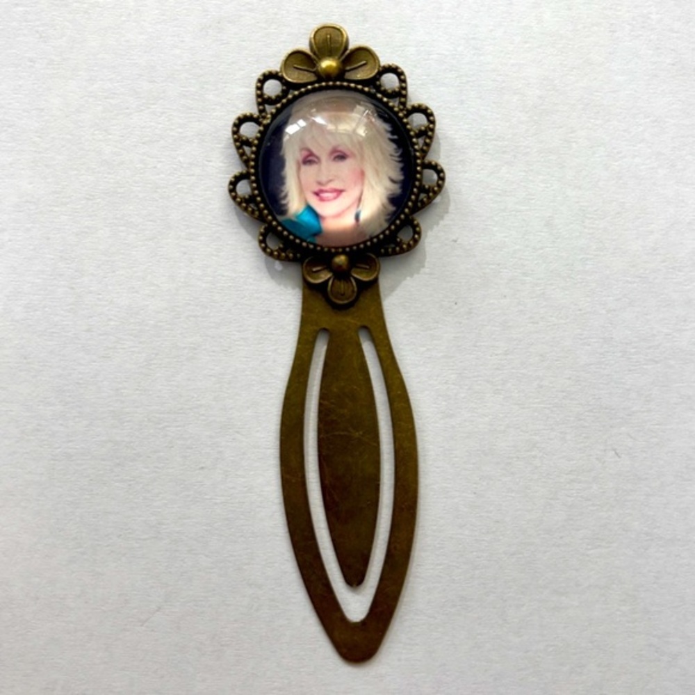 Dolly Parton Retro Style Metal Bookmark, Handmade, NWT